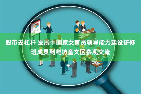 股市去杠杆 发展中国家女官员领导能力建设研修班成员到潍坊奎文区参观交流