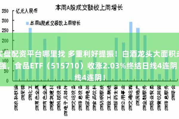 实盘配资平台哪里找 多重利好提振！白酒龙头大面积走强，食品ETF（515710）收涨2.03%终结日线4连阴！