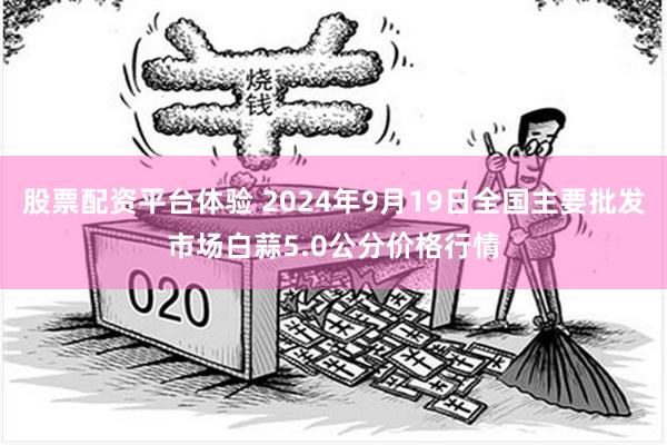 股票配资平台体验 2024年9月19日全国主要批发市场白蒜5.0公分价格行情
