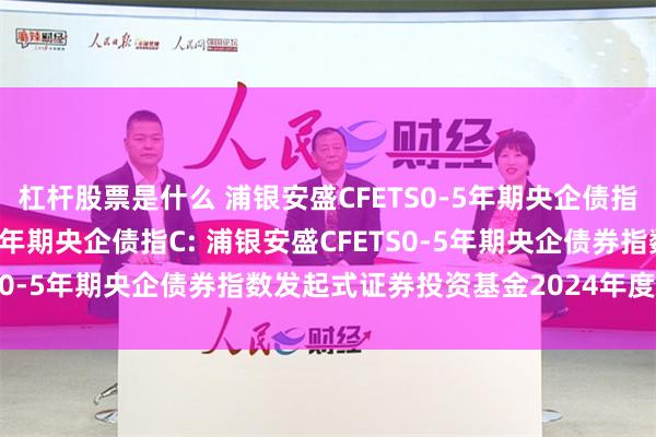杠杆股票是什么 浦银安盛CFETS0-5年期央企债指A,浦银安盛CFETS0-5年期央企债指C: 浦银安盛CFETS0-5年期央企债券指数发起式证券投资基金2024年度分红公告