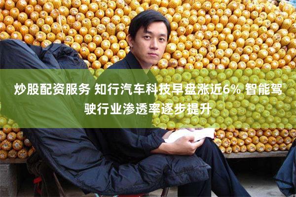 炒股配资服务 知行汽车科技早盘涨近6% 智能驾驶行业渗透率逐步提升