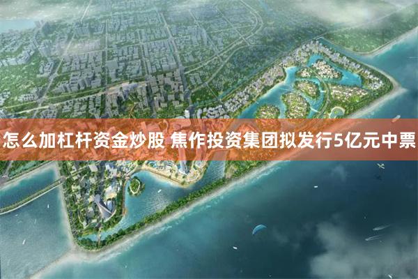 怎么加杠杆资金炒股 焦作投资集团拟发行5亿元中票