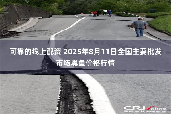 可靠的线上配资 2025年8月11日全国主要批发市场黑鱼价格行情